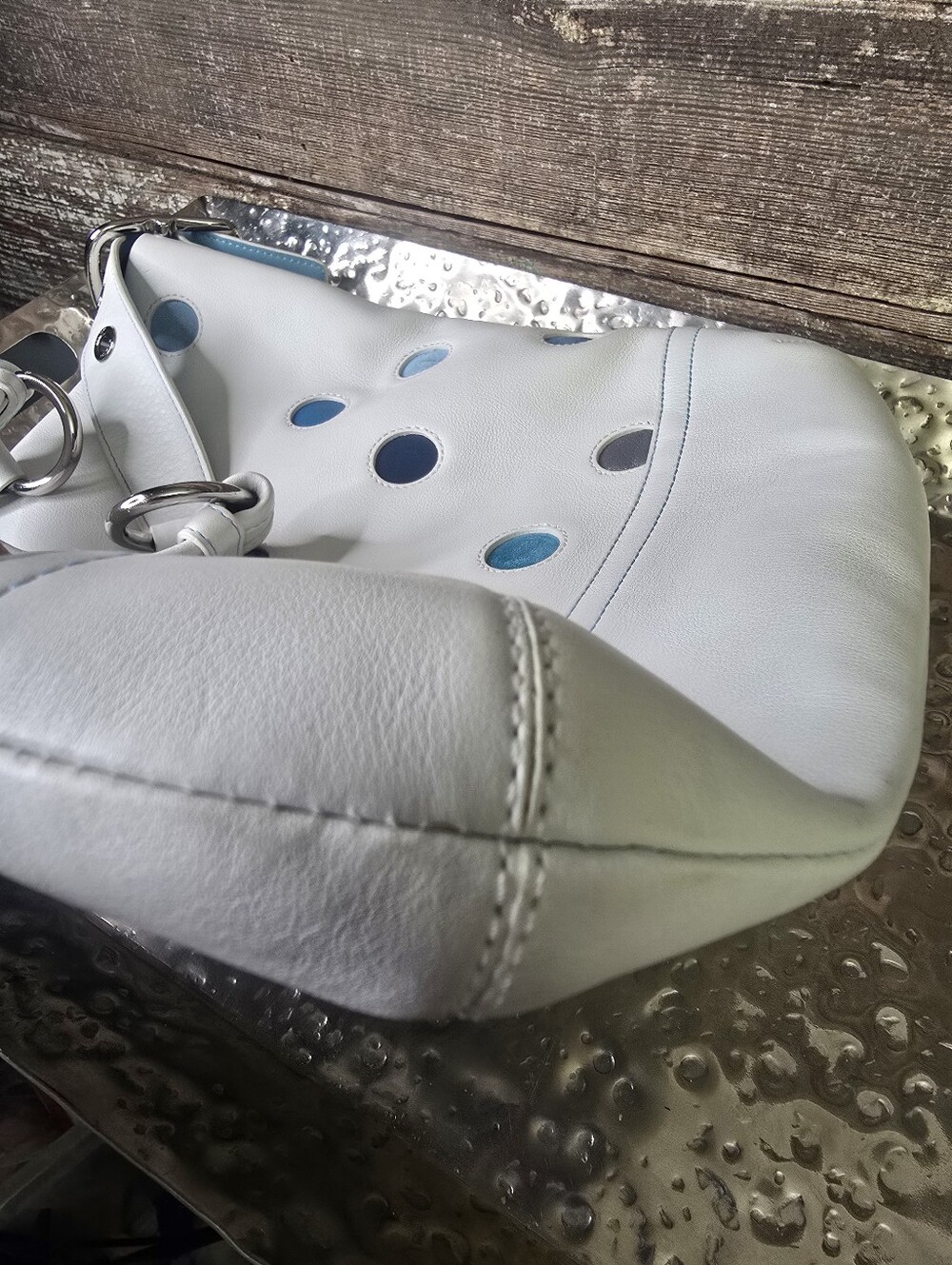 ✨ EXCELLENT / VERY RARE Vintage Y2K Coach Ltd Ed Polka Dot Duffle Bag ✨ - Picture 8 of 11